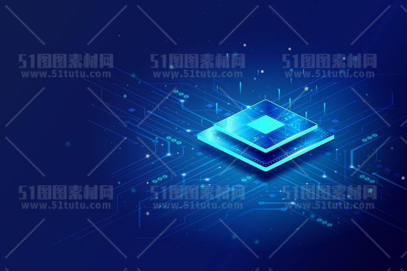 芯片CPU科技背景场景设计参考图23071501500