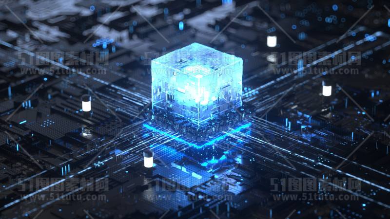 芯片CPU科技背景场景设计参考图23071501503