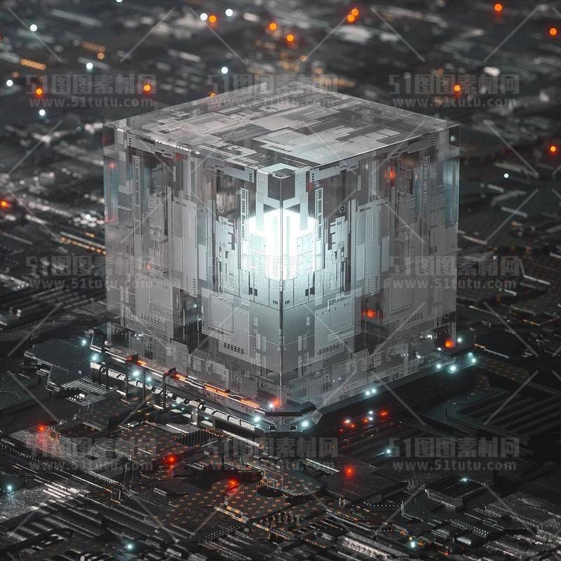 芯片CPU科技背景场景设计参考图23071501520