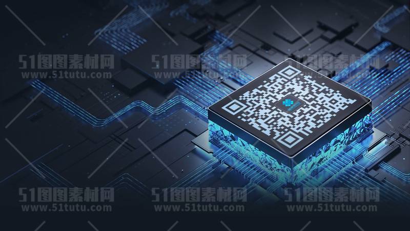 芯片CPU科技背景场景设计参考图23071501524