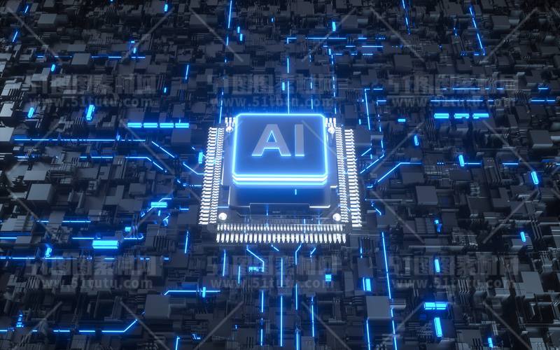 芯片CPU科技背景场景设计参考图23071501526