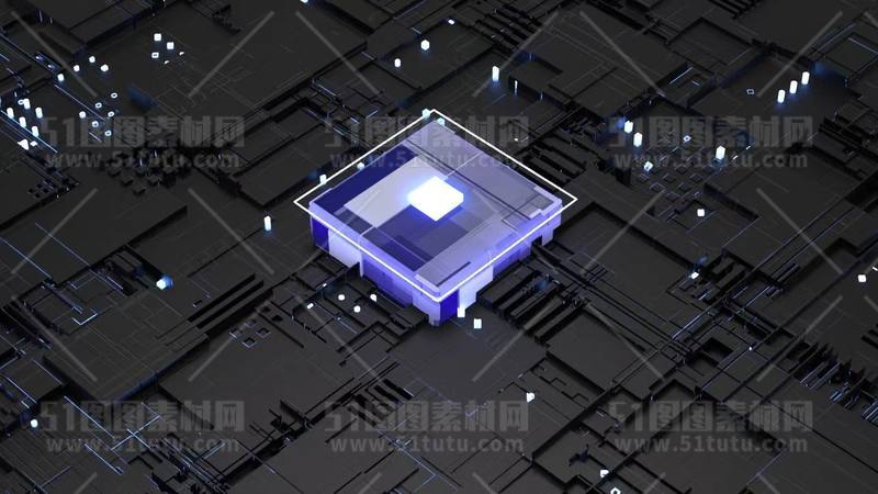 芯片CPU科技背景场景设计参考图23071501530
