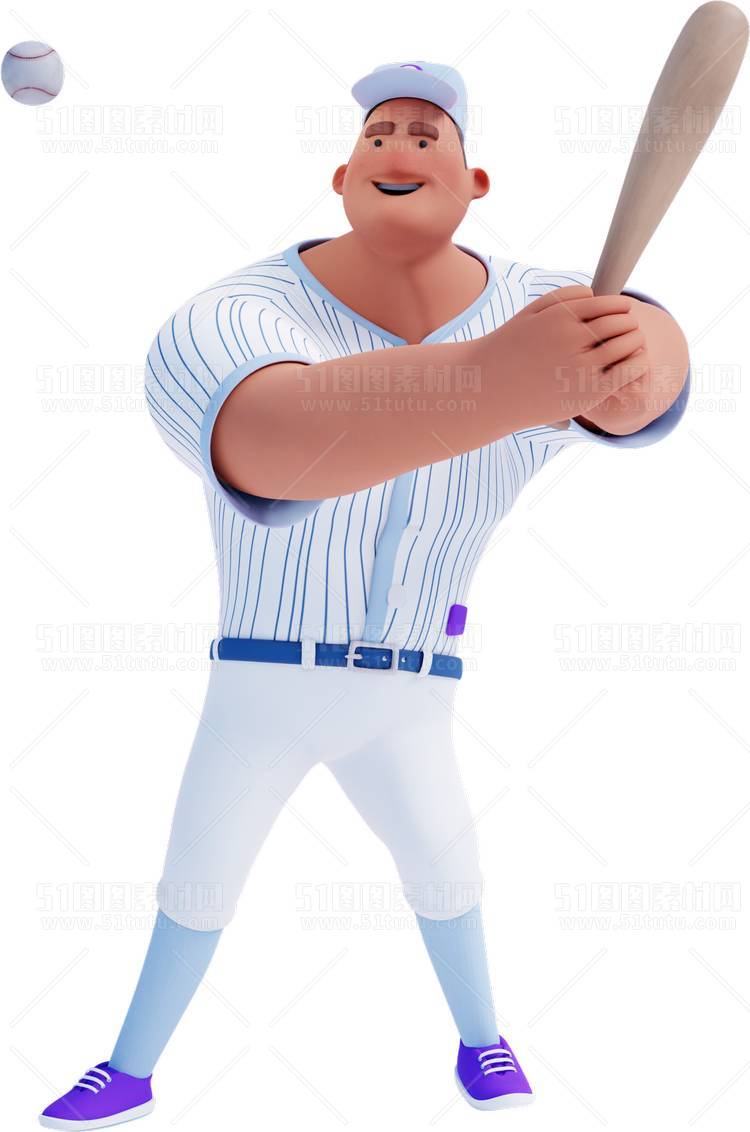 C4D人物素材卡通3D人物PNG活动促销素材透明图角色人物23103100043