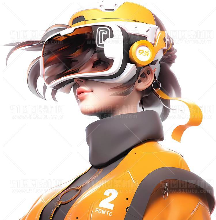 C4D人物素材卡通3D人物PNG活动促销素材透明图角色人物23103100166