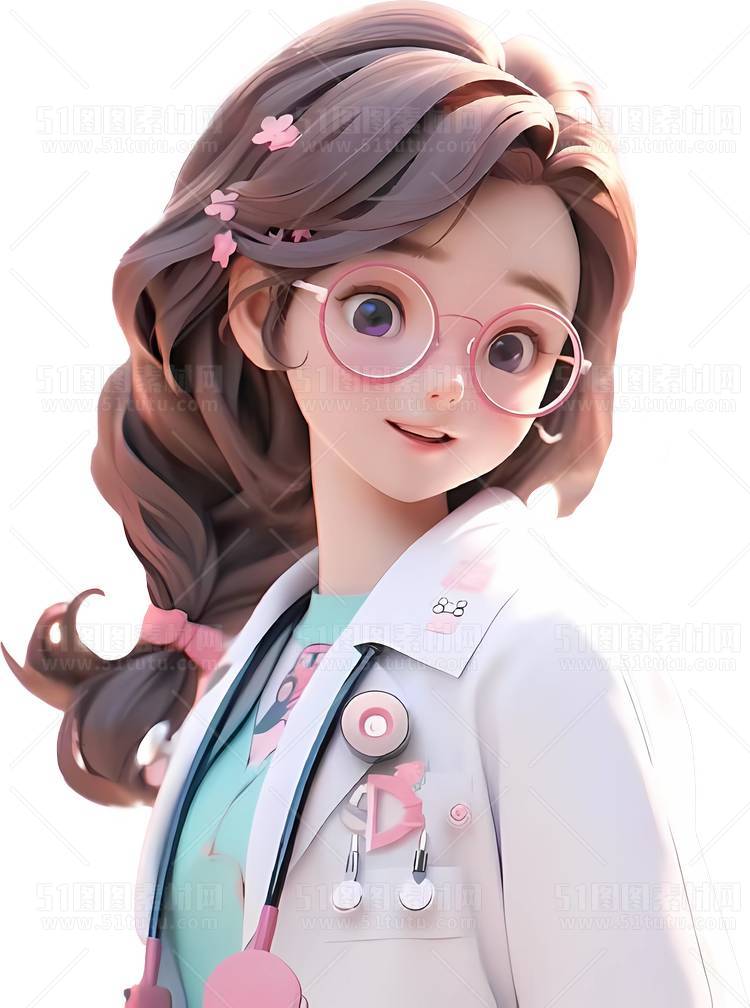 C4D人物素材卡通3D人物PNG活动促销素材透明图角色人物23103100208