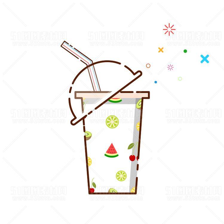 免抠透明图素材PNG格式卡通抽象笔刷手绘标签23103100701