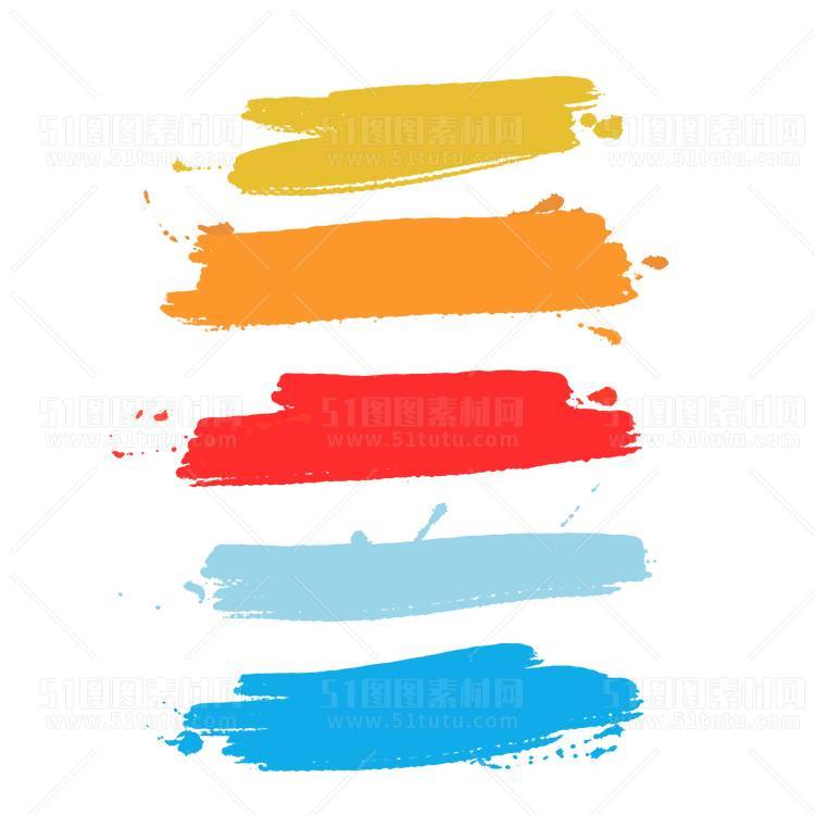 免抠透明图素材PNG格式卡通抽象笔刷手绘标签23103100804