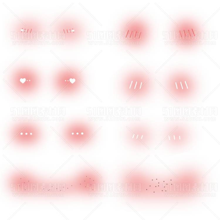 免抠透明图素材PNG格式卡通抽象笔刷手绘标签23103100805