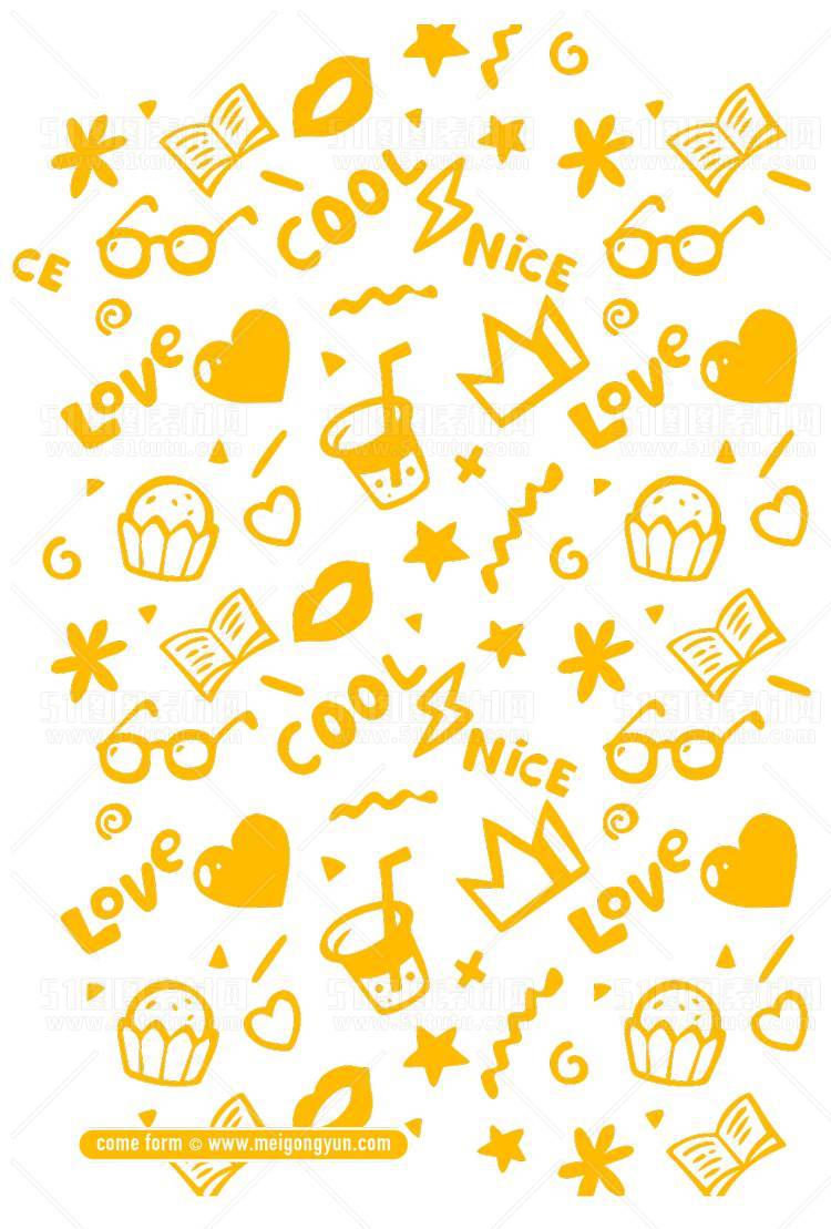 免抠透明图素材PNG格式卡通抽象笔刷手绘标签23103100845