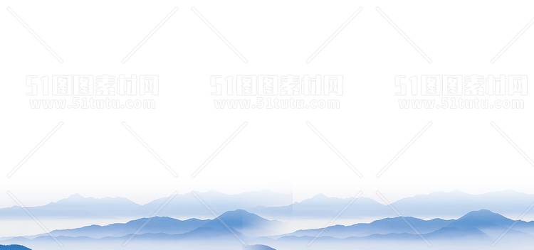 中国风景上水图笔墨画PNG免扣图背景透明图23110600019