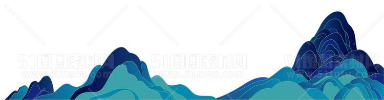 中国风景上水图笔墨画PNG免扣图背景透明图23110600044