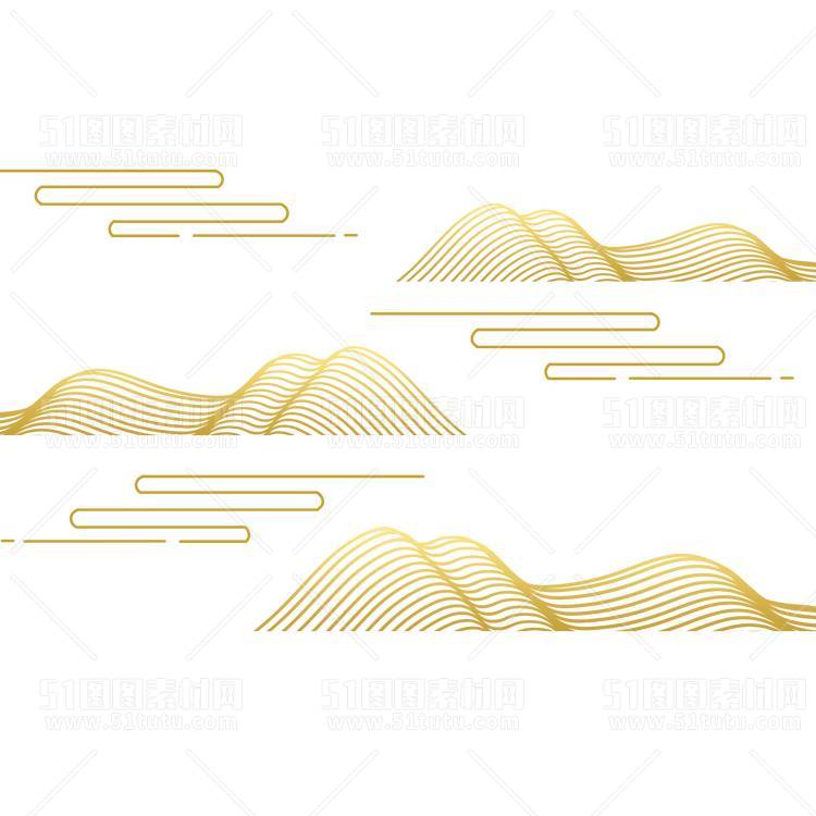 中国风景上水图笔墨画PNG免扣图背景透明图23110600058