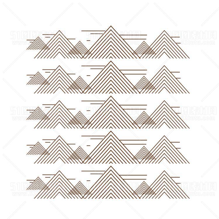 中国风景上水图笔墨画PNG免扣图背景透明图23110600086