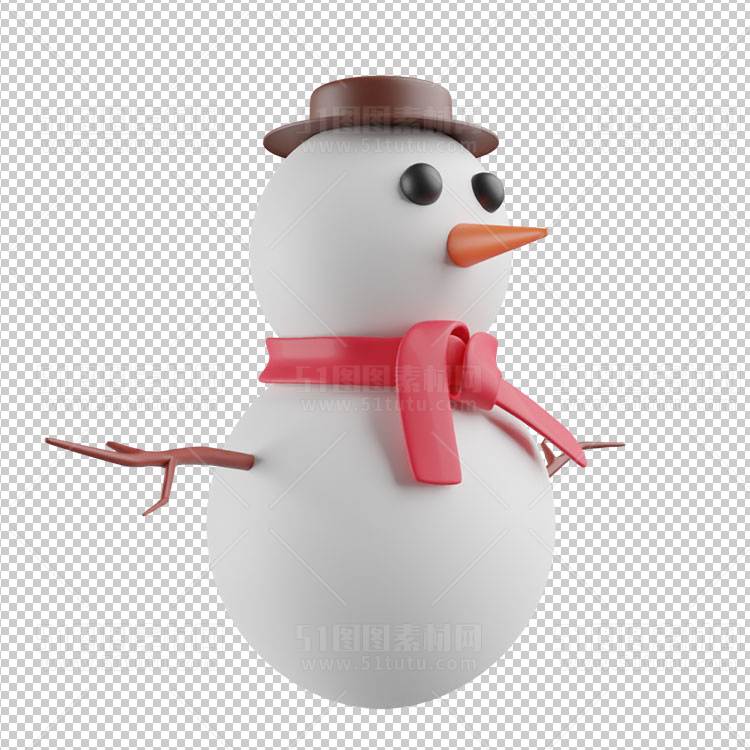 3D元素免抠图透明PNG格式C4D电商购物车23110800002