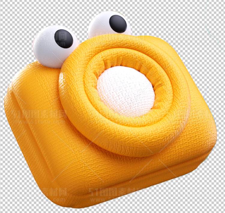 3D元素免抠图透明PNG格式C4D电商购物车23110800023