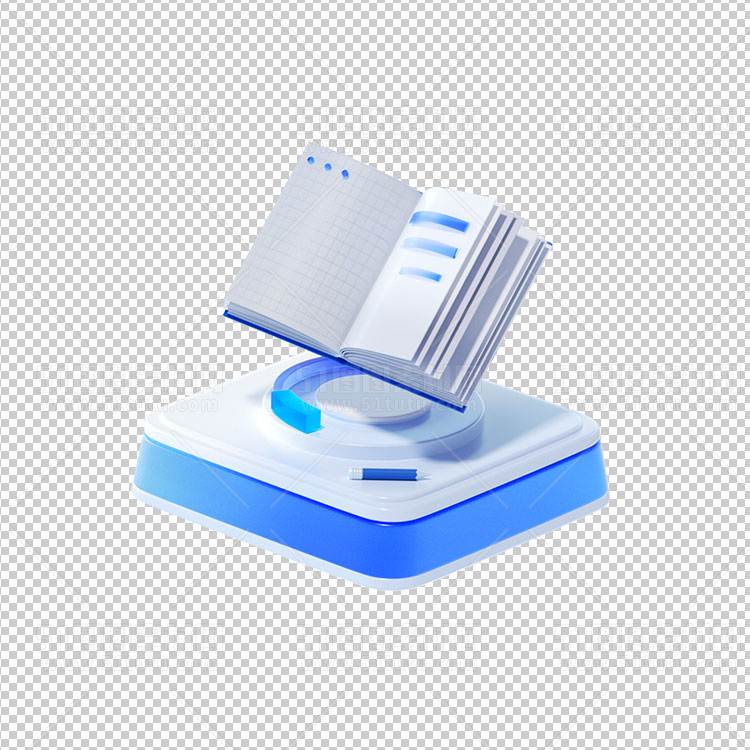 3D元素免抠图透明PNG格式C4D电商购物车23110800036