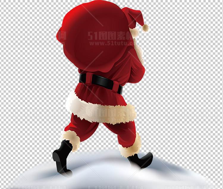 圣诞节素材PNG透明背景免抠图圣诞树老人雪花02014