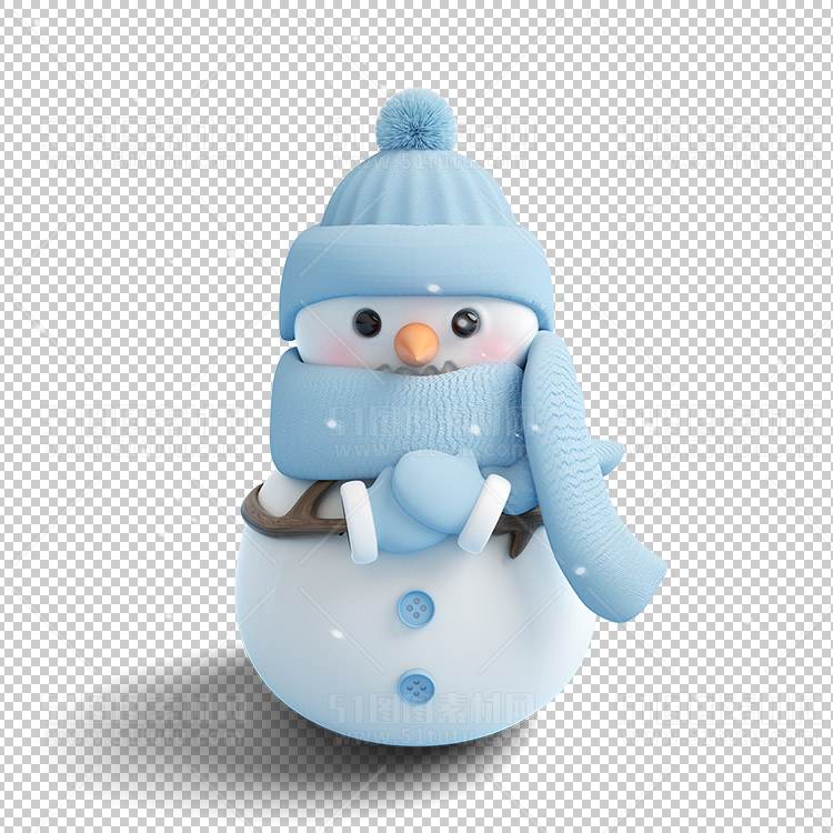 圣诞节素材PNG透明背景免抠图圣诞树老人雪花02055