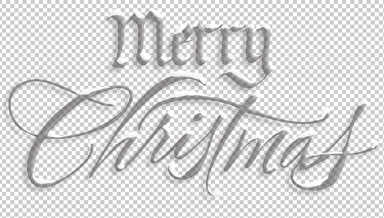 圣诞节素材PNG透明背景免抠图圣诞树老人雪花02063