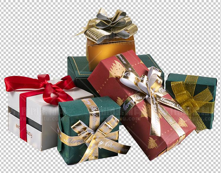 圣诞节素材PNG透明背景免抠图圣诞树老人雪花02078