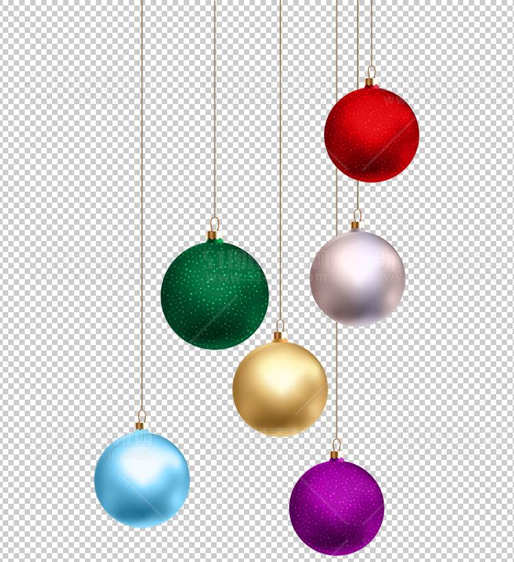 圣诞节素材PNG透明背景免抠图圣诞树老人雪花02082