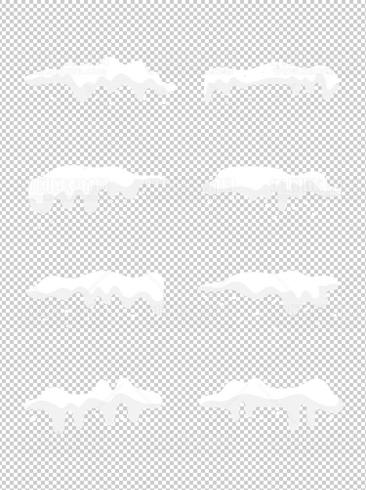 圣诞节素材PNG透明背景免抠图圣诞树老人雪花02090