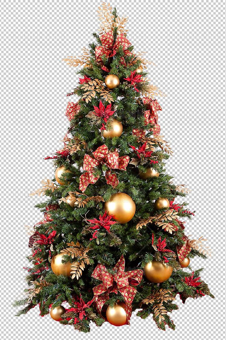 圣诞节素材PNG透明背景免抠图圣诞树老人雪花02094