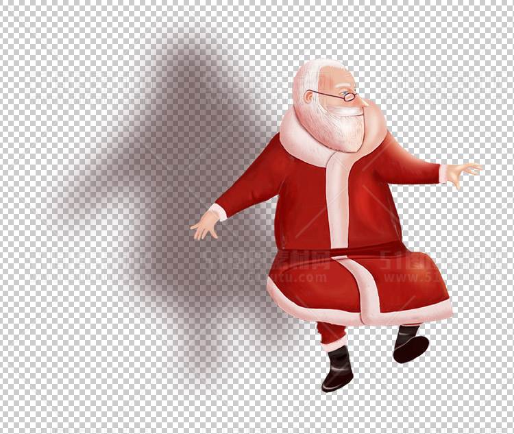 圣诞节素材PNG透明背景免抠图圣诞树老人雪花02111