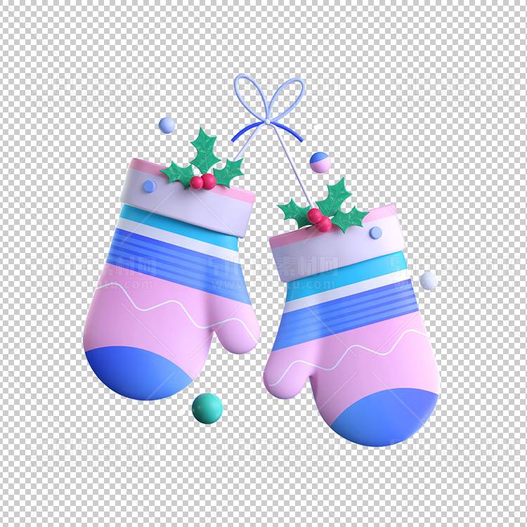 圣诞节素材PNG透明背景免抠图圣诞树老人雪花02112