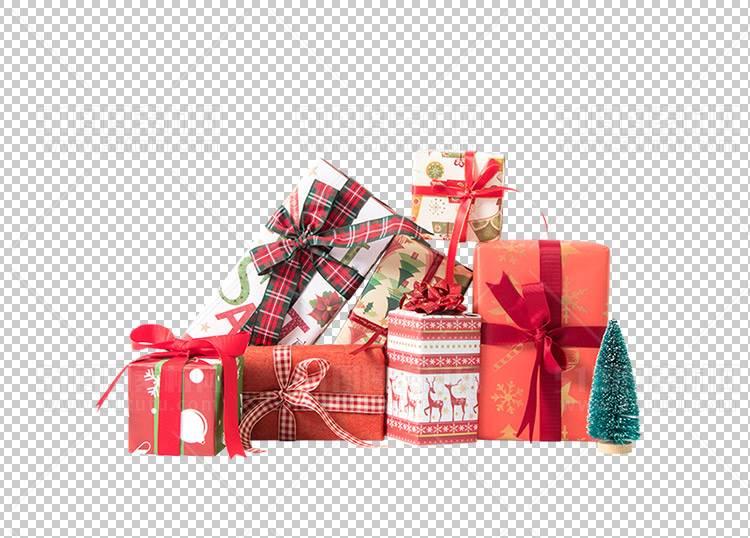 圣诞节素材PNG透明背景免抠图圣诞树老人雪花02117