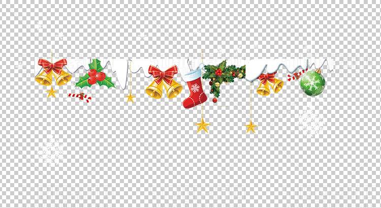 圣诞节素材PNG透明背景免抠图圣诞树老人雪花02123