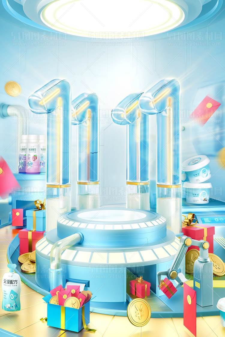 电商直播间背景场景图素材23111902880