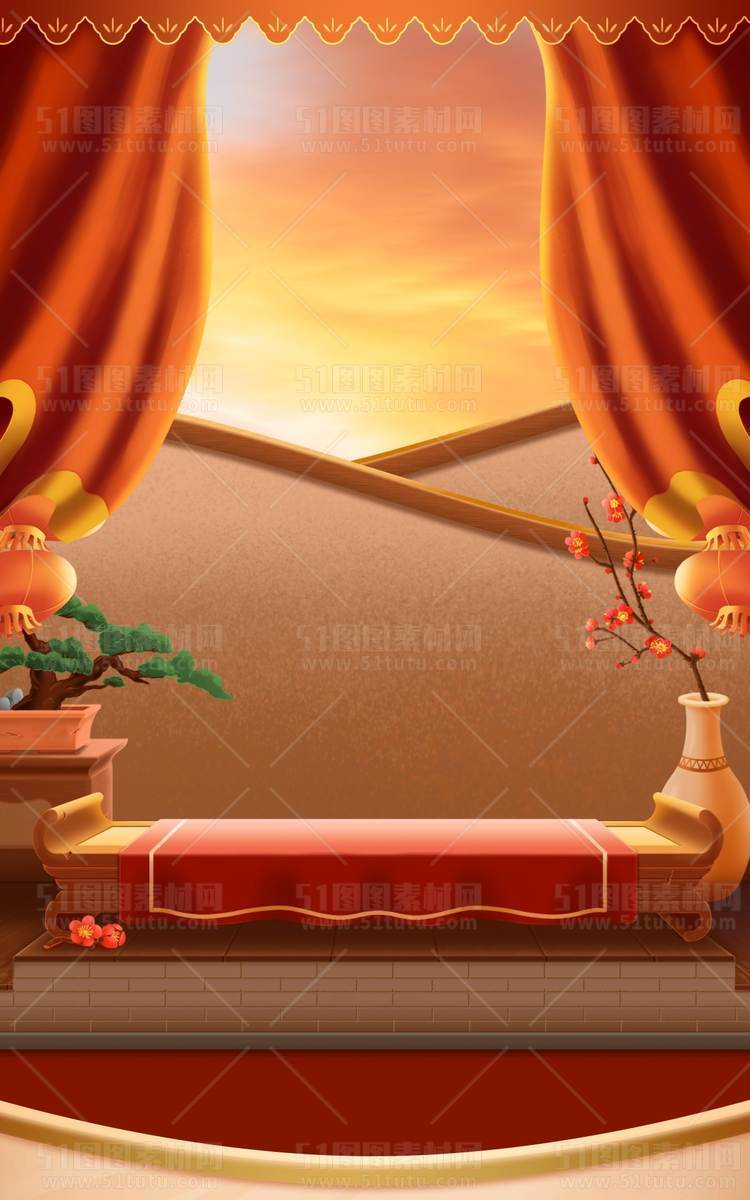 电商直播间背景场景图素材23111902886