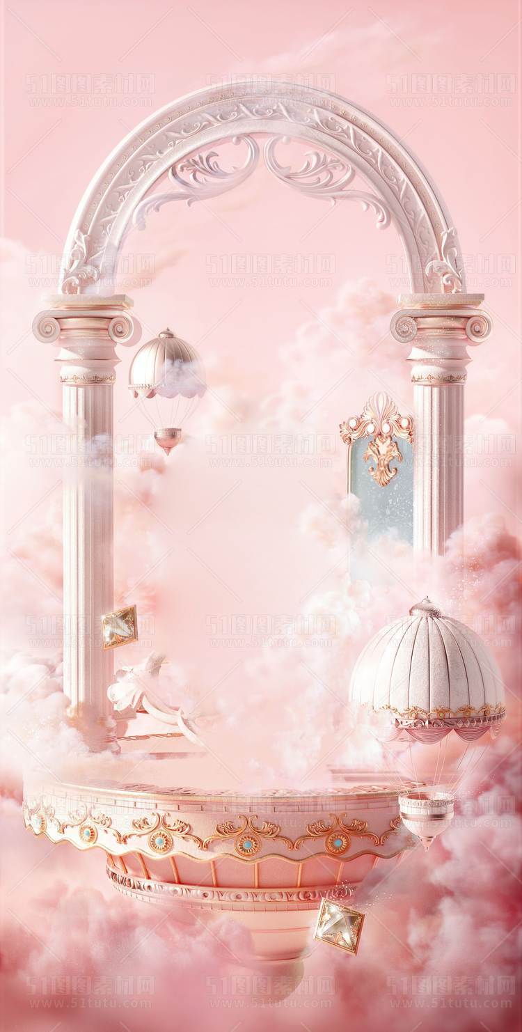 电商直播间背景场景图素材23111902922