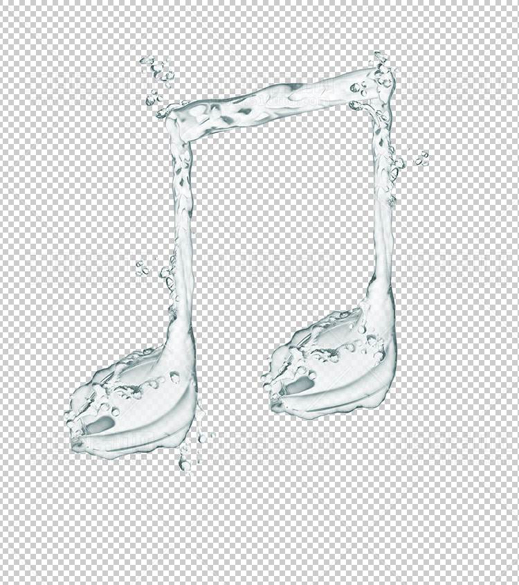 水透明背景PNG图水设计素材00031