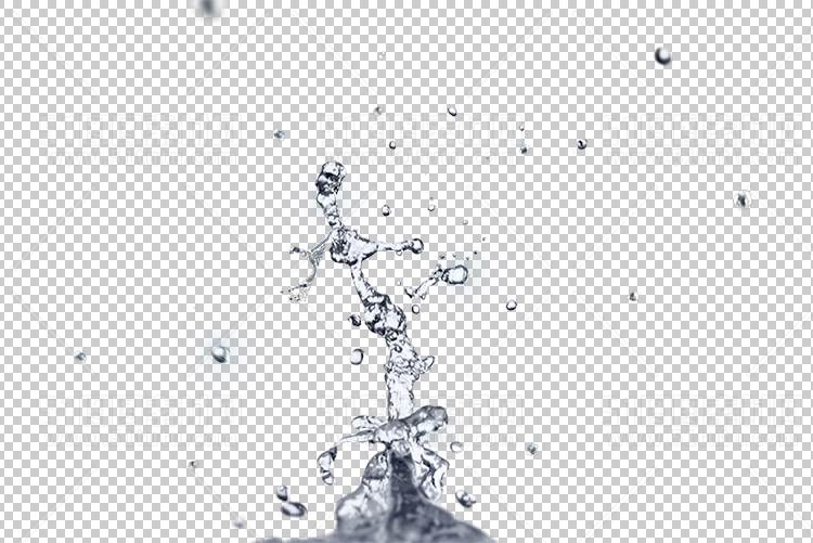 水透明背景PNG图水设计素材00525