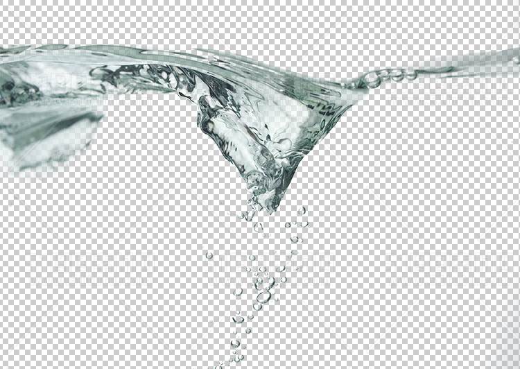 水透明背景PNG图水设计素材00570