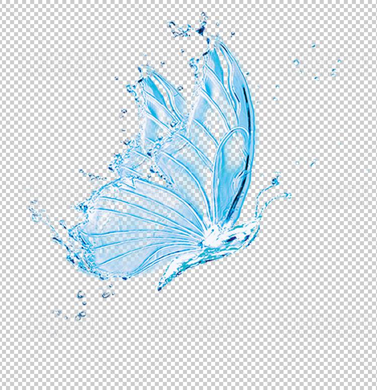 水透明背景PNG图水设计素材00589