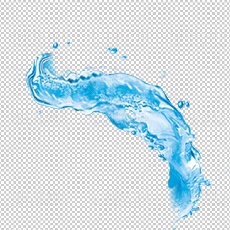 水透明背景PNG图水设计素材00634