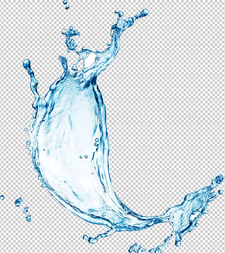 水透明背景PNG图水设计素材00665