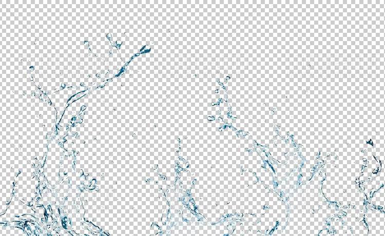 水透明背景PNG图水设计素材00682
