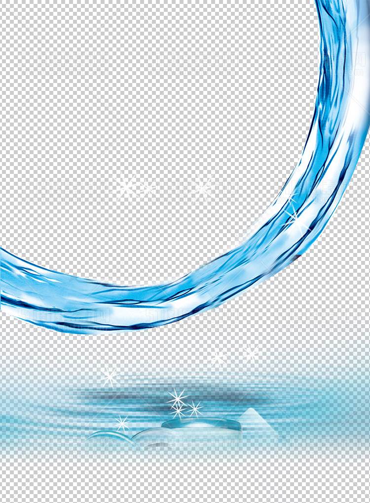 水透明背景PNG图水设计素材00700