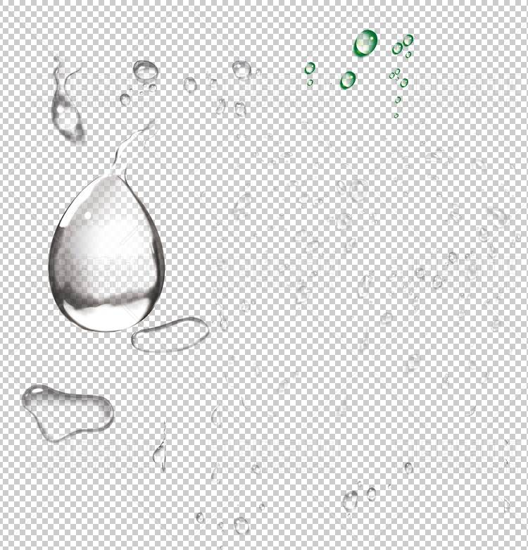 水透明背景PNG图水设计素材00701