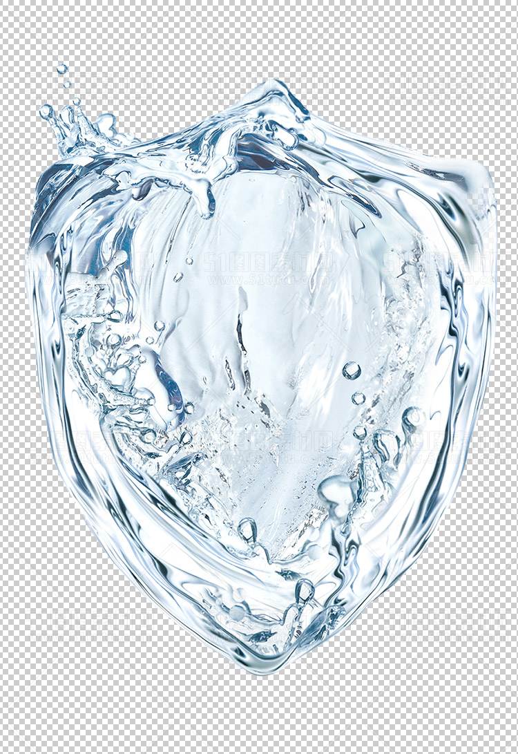 水透明背景PNG图水设计素材00715