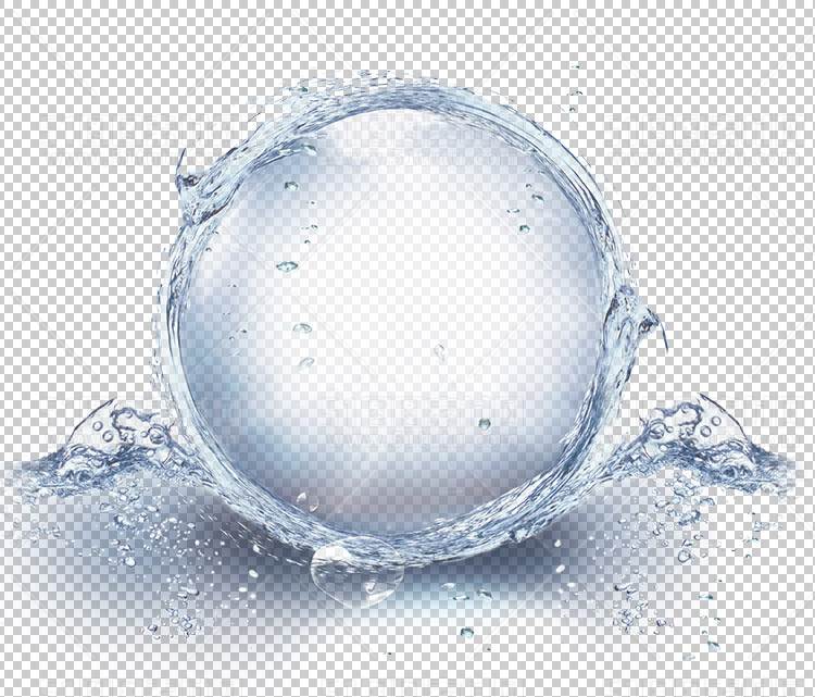 水透明背景PNG图水设计素材00730