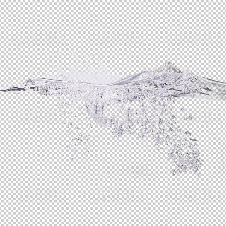 水透明背景PNG图水设计素材00744