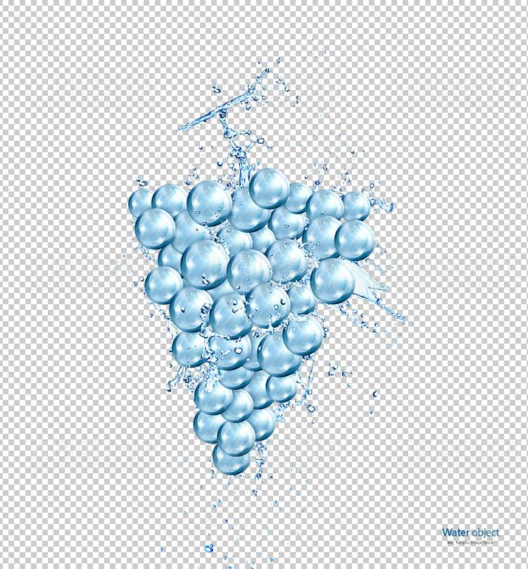 水透明背景PNG图水设计素材00777