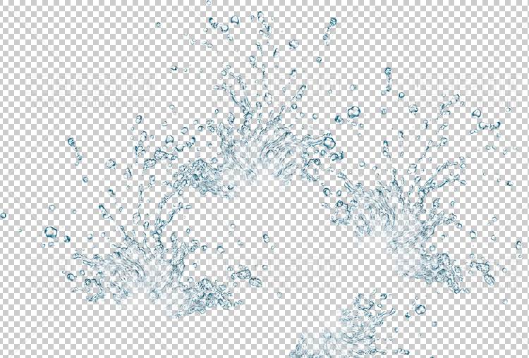 水透明背景PNG图水设计素材00778
