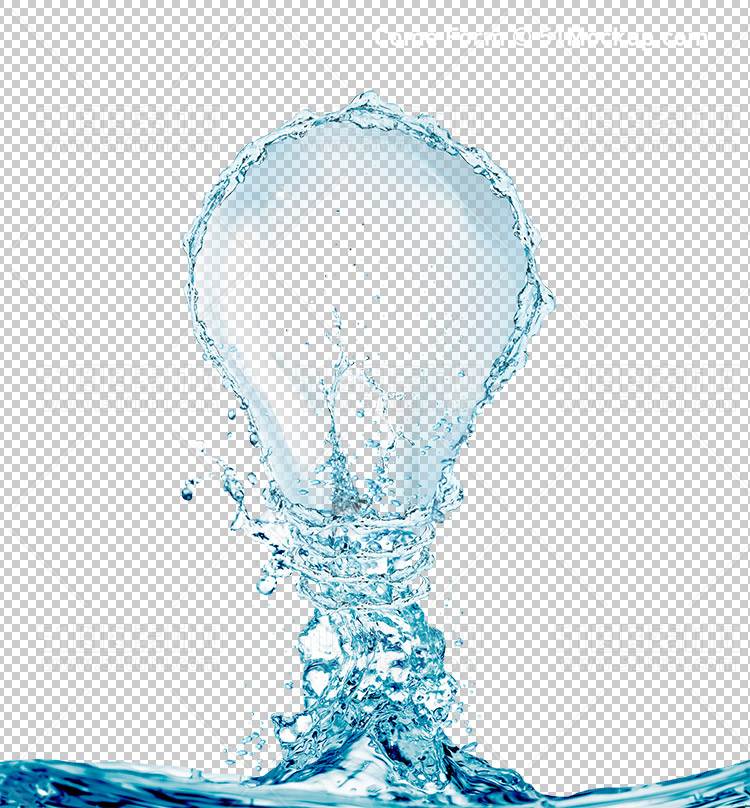 水透明背景PNG图水设计素材00779