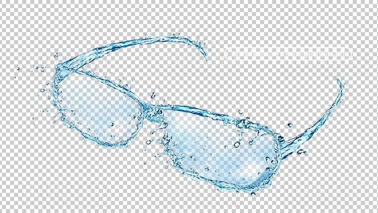 水透明背景PNG图水设计素材00793